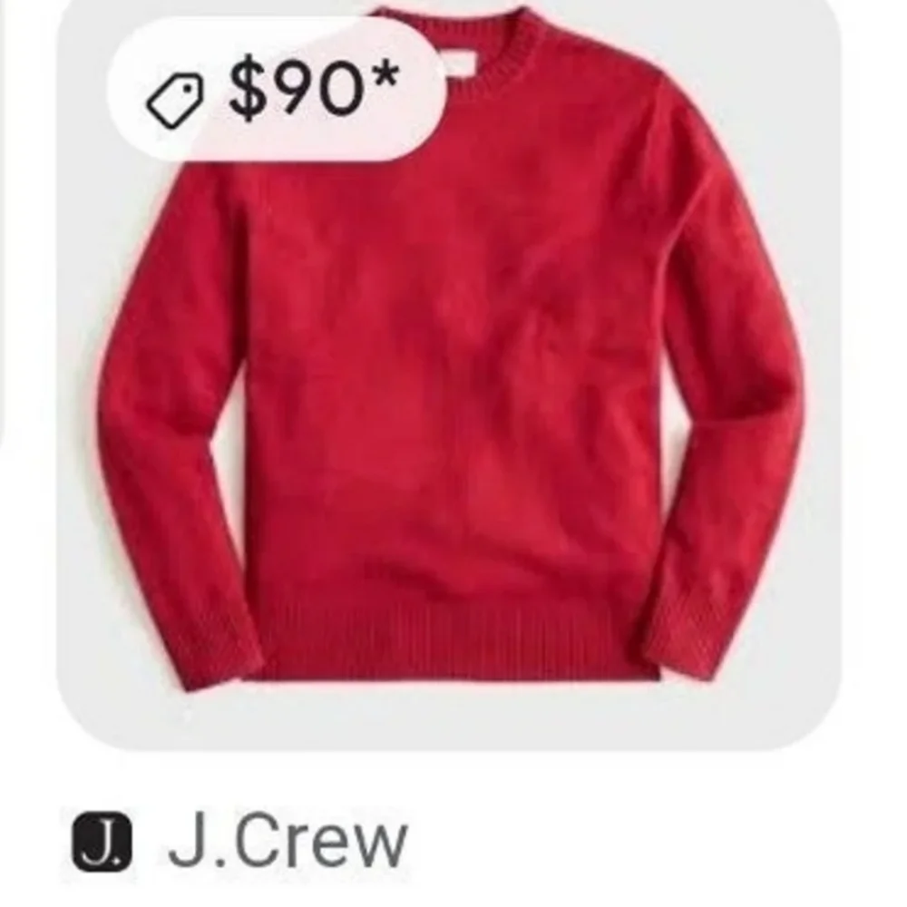 J.CREW Rugged Merino Wool Crewneck Sweater Men's SM Dk. Forest Green BNWT 1 Left
